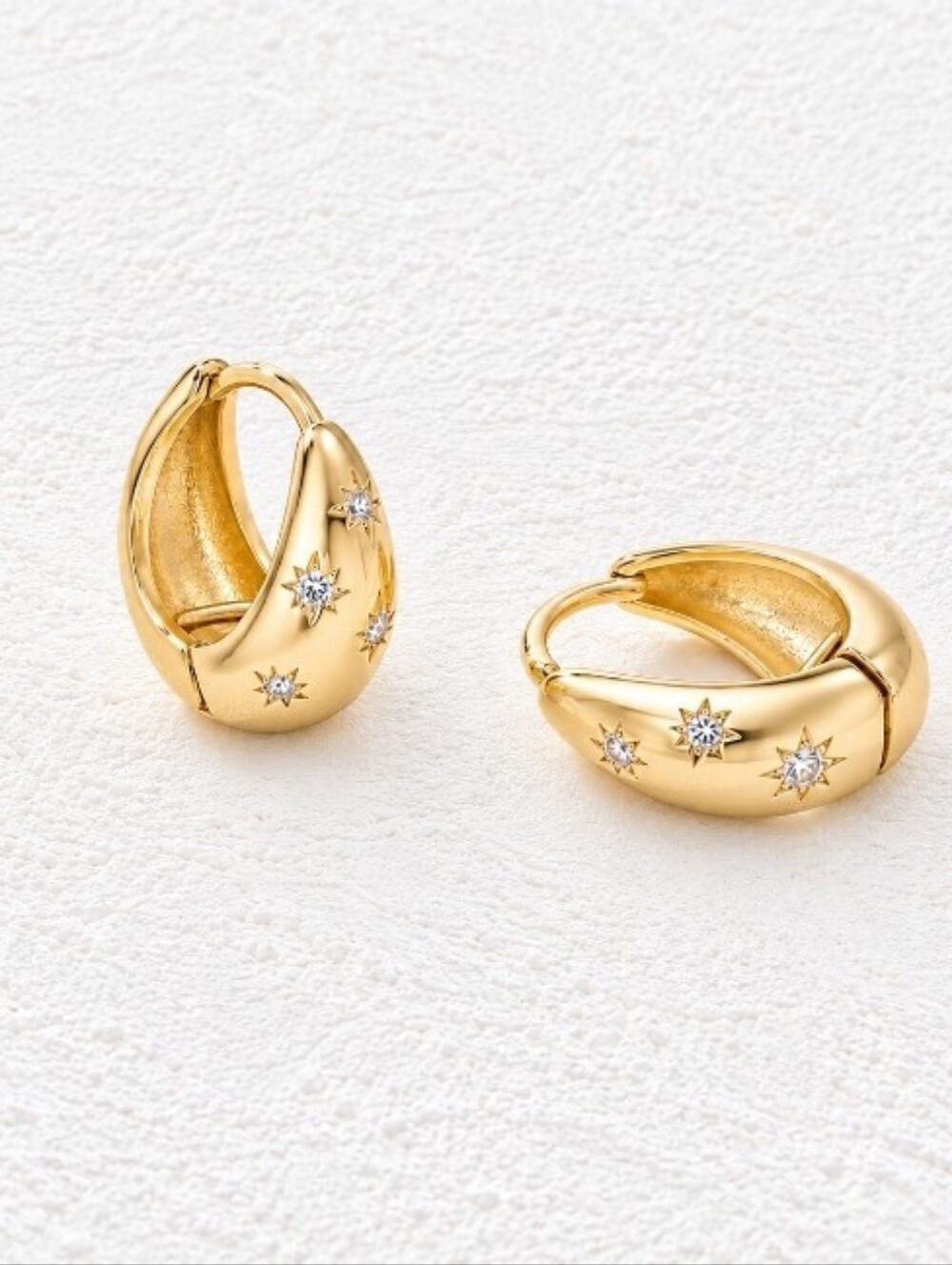 Pick 3 for $30 Gold Celestial Huggie Hoop Earrings
